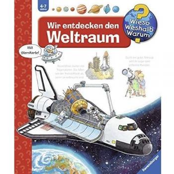 Libro Infantil Wieso? Weshalb? Warum? - Descubrimos el Espacio de Andrea Erne, 16 páginas, FSC® - protege los bosques a nivel mundial