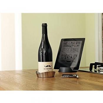 XD Design Set de Vino Airo Tech, Acero Inoxidable, Negro, 13x13x9 cm