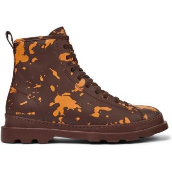Camper K300245-020 Botas de hombre en piel color burdeos