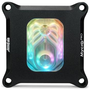 Refrigeración Líquida Thermal Grizzly Mycro Pro RGB 1851, Disipador de CPU con Iluminación RGB y 2 Conexiones G1/4