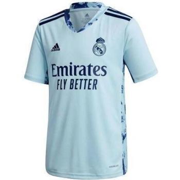 Adidas Real Madrid Temporada 2020/21 Camiseta Primera Equipación Portero Oficial, Niño, Azul, 11/12 años