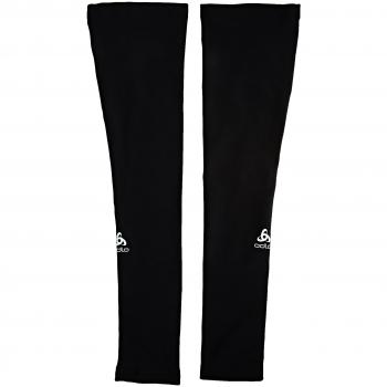Odlo Manguitos Legwarmer DWR, Primavera/Verano, Unisex, Color Negro - Negro, tamaño S