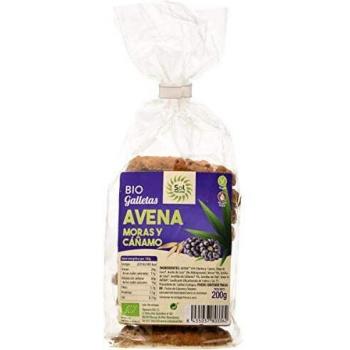 Solnatural Galletas De Avena Moras Y Caðamo Bio 200 G 100 g