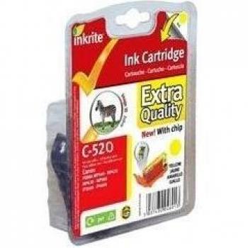 Inkrite PGI-520BK NGSCB520UWC - Tinta de impresora para Canon MP620, MP630, MP540, IP4600, IP3600, color negro