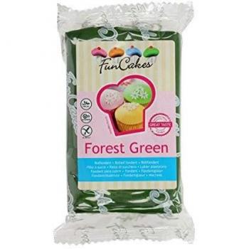 FunCakes Fondant, color verde bosque, 1er Pack