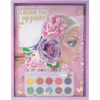 Depesche TOPModel Mermaid Coloring Book with 10 Designs, Brush and Watercolors (11487)