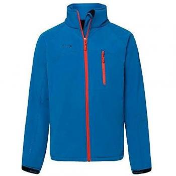 Izas Orion Kids Chaqueta Softshell, Niños, Azul Royal/Naranja, 10