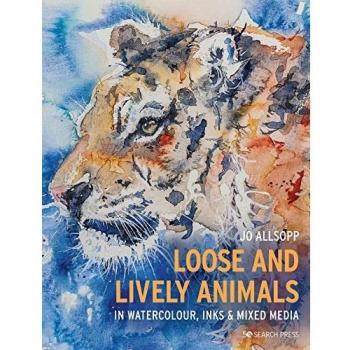 Libro Animales Sueltos y Vivos en Acuarela, Tintas y Técnicas Mixtas