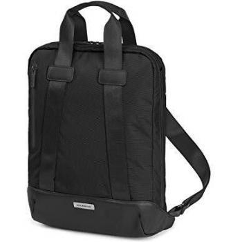 Moleskine - Bolsa para Ordenador Portátil, Notebook, iPad y Tablet de hasta 15'', Mochila Impermeable, Tamaño 31 x 42 x 10 cm, Negra