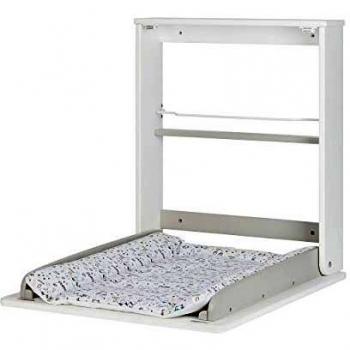Badabulle Cambiador De Pared Plouf Práctico Y Compacto, White