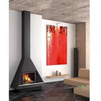 Chimenea Rinconera Metálica Signa II 18kW CH88 INOX PCI