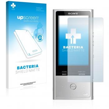 upscreen Protector de Pantalla Mate Compatible con Sony NW-ZX100HN Película Protectora Antibacteriana - Anti-Reflejos, Anti-Huellas, Anti-Rayado
