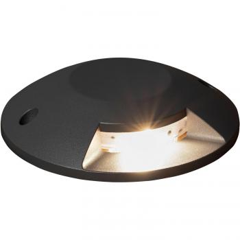 Foco de suelo LED Konstsmide 7880-370, Luz empotrada en el suelo para exteriores, Montaje en superficie, Color gris oscuro, Potencia 5W, Tipo de luz 1 vía, Clasificación IP