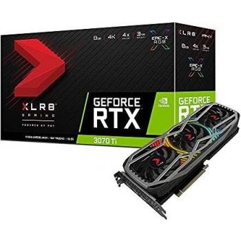 PNY Tarjeta gráfica GeForce RTX™ 3070 Ti 8GB XLR8 Gaming Revel Epic-X RGB™ Triple Fan