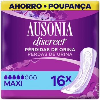 Compresas Maxi Discretas Ausonia Plus Largas - 16 Unidades