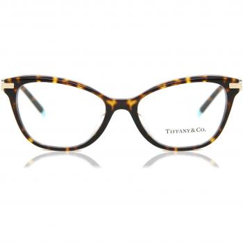 Tiffany & Co. TF2219BF Asian Fit 8015 Women’s Eyeglasses Tortoiseshell Size 52 (Frame Only) - Blue Light Block Available