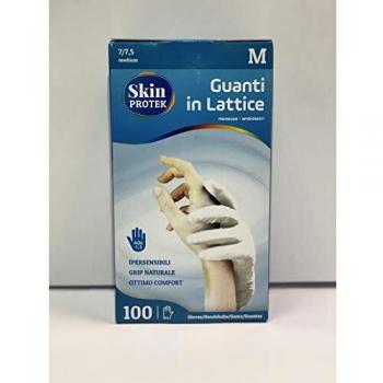 GUANTES Látex M 100 PCs Protek
