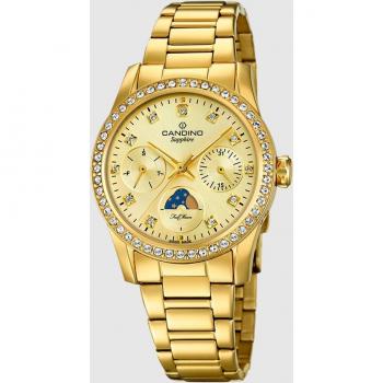 Reloj de Mujer Candino Lady Casual C4689/2 con Caja de Acero Inoxidable Plateado