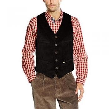 Luis Trenker Sebastian Cord, Chaleco para Hombre, Grün