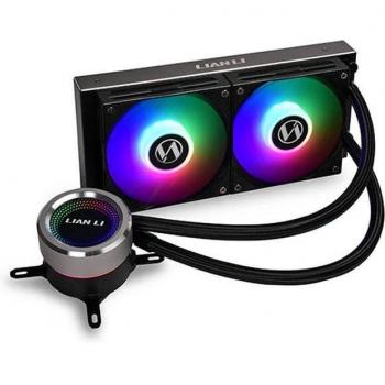 Lian Li Galahad AIO 240 ARGB Negro - Refrigerador Líquido de CPU, 240mm Radiador, Ventiladores PWM de 120mm, Iluminación ARGB, Compatible con Intel y AMD