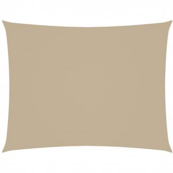 Vela de Sombra Rectangular Oxford Beige 2,5x4 m