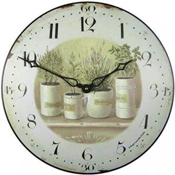 Reloj de Pared de Cocina Francesa Roger Lascelles con Diseño Vintage
