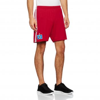 adidas Hamburgo Sv H Sho B - Pantalón para hombre, color rojo / blanco, talla XL