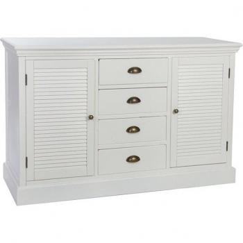 Aparador DKD Home Decor Madera Blanco 126 x 41 x 82 cm