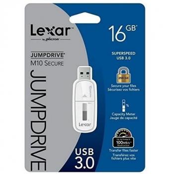 Lexar JumpDrive M10 Secure 16GB 16GB USB 3.0 Color blanco unidad flash USB - Memoria USB