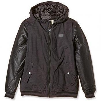 Vans Rutherford - Chaqueta con capucha para niños, color negro