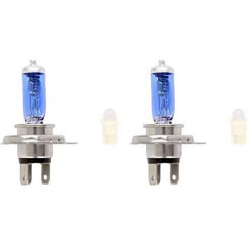 Superlite 1 Set DE 4 LAMPARAS SPECTRAS para Coche. 2 UDS H4 Color Blanco 6000K - 2 UDS T10