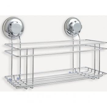 Jabonera de rejilla Milos - Organizador de baño con diseño moderno y elegante