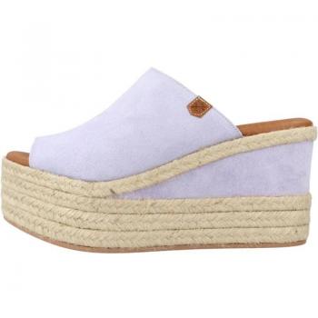 Zuecos de Mujer POPA CA21602P VIOLETA con diseño moderno, material sintético, suela antideslizante y plantilla acolchada para mayor comodidad