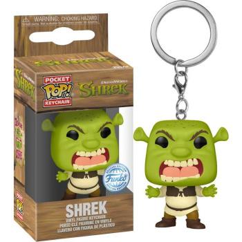 Llavero Pocket POP Funko Shrek - Llavero de vinilo coleccionable, diseño de Shrek, tamaño miniatura, figura en relieve, ideal para fans de la película