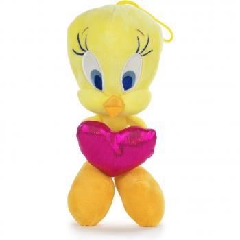 Peluche Piolín con Flor Rosa 23cm - Looney Tunes