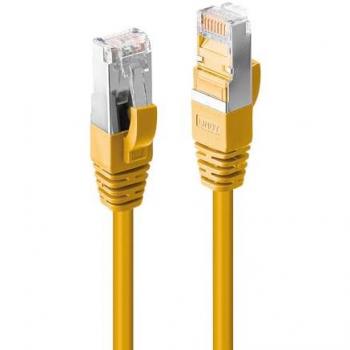 Lindy 1.5m Yellow CAT 6A S/FTP Snagless Network Cable