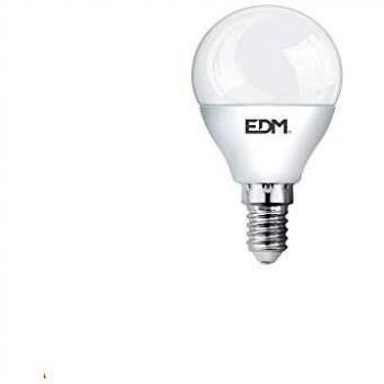Edm 98703 Bombilla Esferica Led, Luz Calida