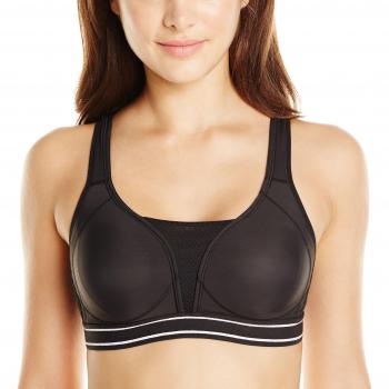 Amoena Women's Performance Light Support Sports Bra, Black, 32A