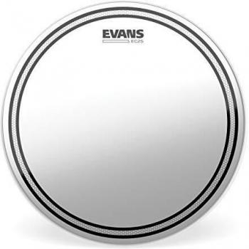 Evans EC2S Frosted SST 13 Coated Drum Head with Edge Control