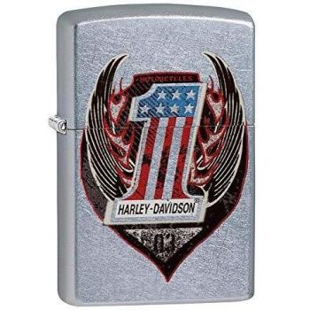 Zippo Mechero HD Resistente al Viento, Cromo Callejero