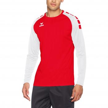 Erima GmbH Tanaro 2.0 Maillot Manga Larga, Hombre, Rojo/Blanco, S