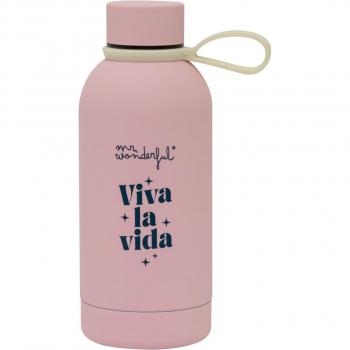 Botella Térmica Mr Wonderful 350ml - Viva la Vida, dimensiones 22x9x22 cms