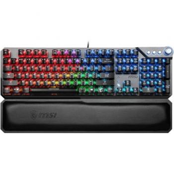 Teclado Gaming MSI VIGOR GK71 SONIC RED FR AZERTY Francés Negro