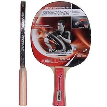 Raqueta de Tenis de Mesa Donic Waldner 600, Unisex, Multicolor, Material: Madera y Goma