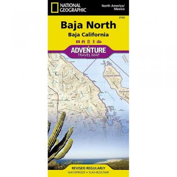 Baja California Norte Road Map 1:450,000 - Adventure and Travel Guide