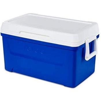 Nevera Rígida Igloo Laguna 48L Azul con Asa Plegable y Aislante Térmico