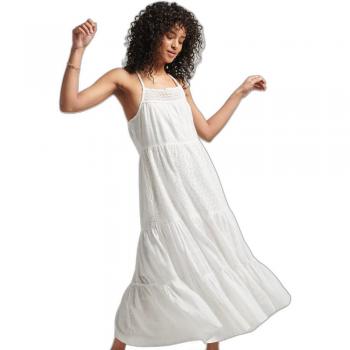 Vestido Maxi de Encaje Vintage Superdry para Mujer