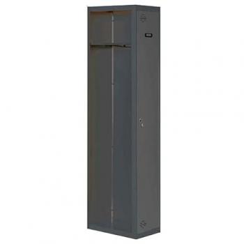 Taquilla Simonlocker Profesional Desmontable Individual 1 Puerta 1800x300x500 mm Metal Antracita