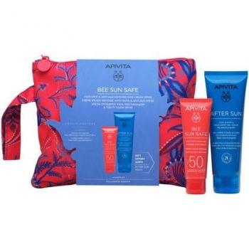 Apivita Bee Sun Safe Crema Antiedad SPF50+ 50 ml + Aftersun 100 ml + Aqua Beelicious Booster 15 ml + Express Masks Lavanda De Mar 3 unidades