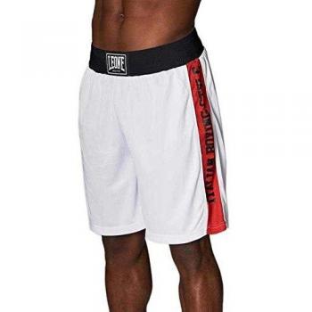 Leone 1947 - Pantalones Cortos de Boxeo, Unisex, para Adulto, Blanco, Talla L